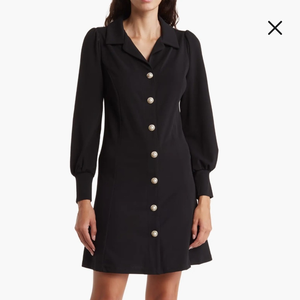 Scuba Crepe Coat Dress - Medium